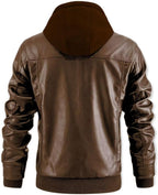 Motorcycle Jacket with Removable Hood Waterproof Bomber Jackets