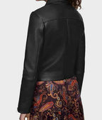 Women’s Slim fit Black Leather Jacket