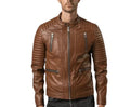 Brown Leather Jacket for Men